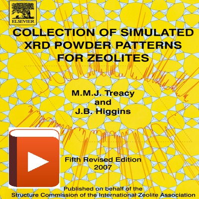collection of simulated XRD powder patterns for zeolites